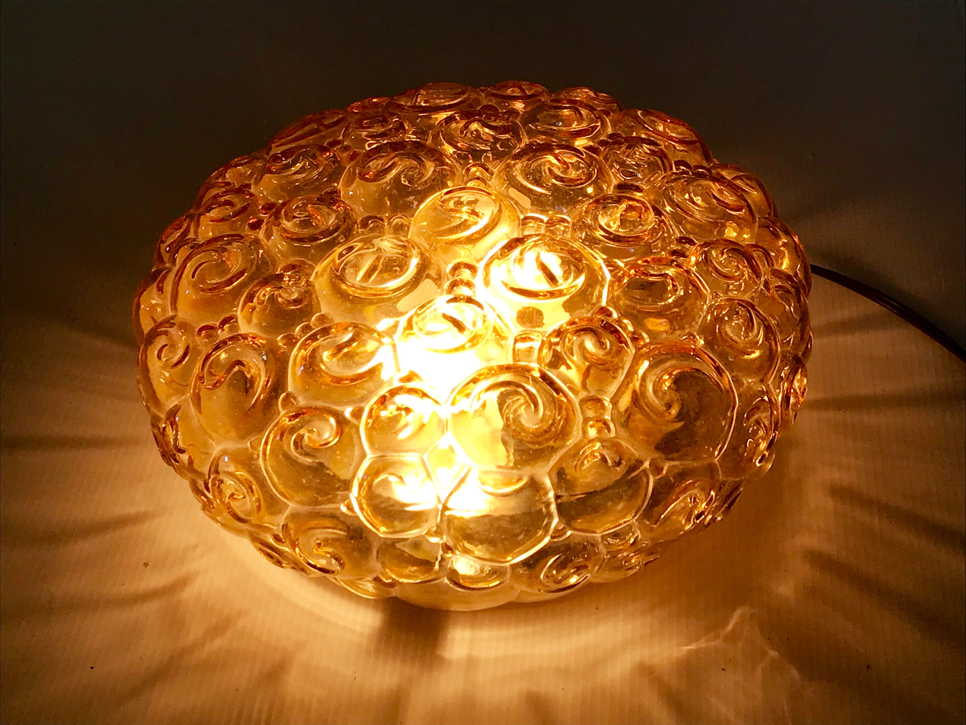 Ceiling light bubble lamp by Helena Tynell years 60