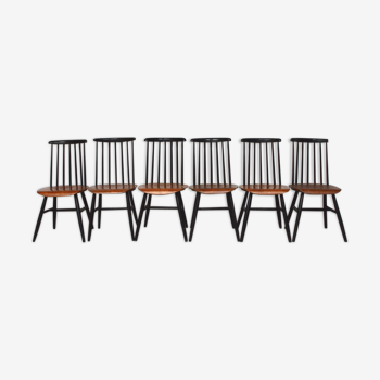 Set of 6 chairs Fanett by Ilmari Tapiovaara, 60s