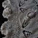 Dessus de lit couvre-lit vintage crochet coton