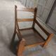 Fauteuils en cuirs et bois vintage