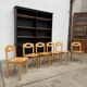 Suite de 6 chaises en hêtre