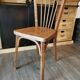 Series of 6 mismatched bistro chairs Baumann and Mahieu