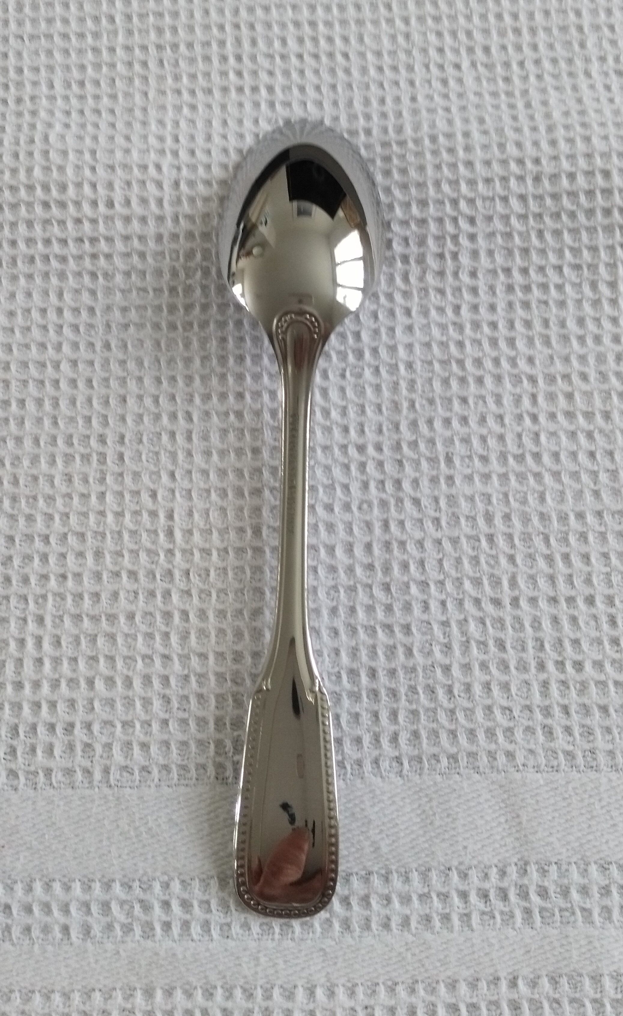 6 guy Degrenne stainless steel mocha spoons