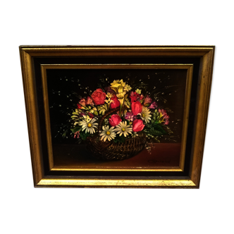 Painting "to the basket of flowers"