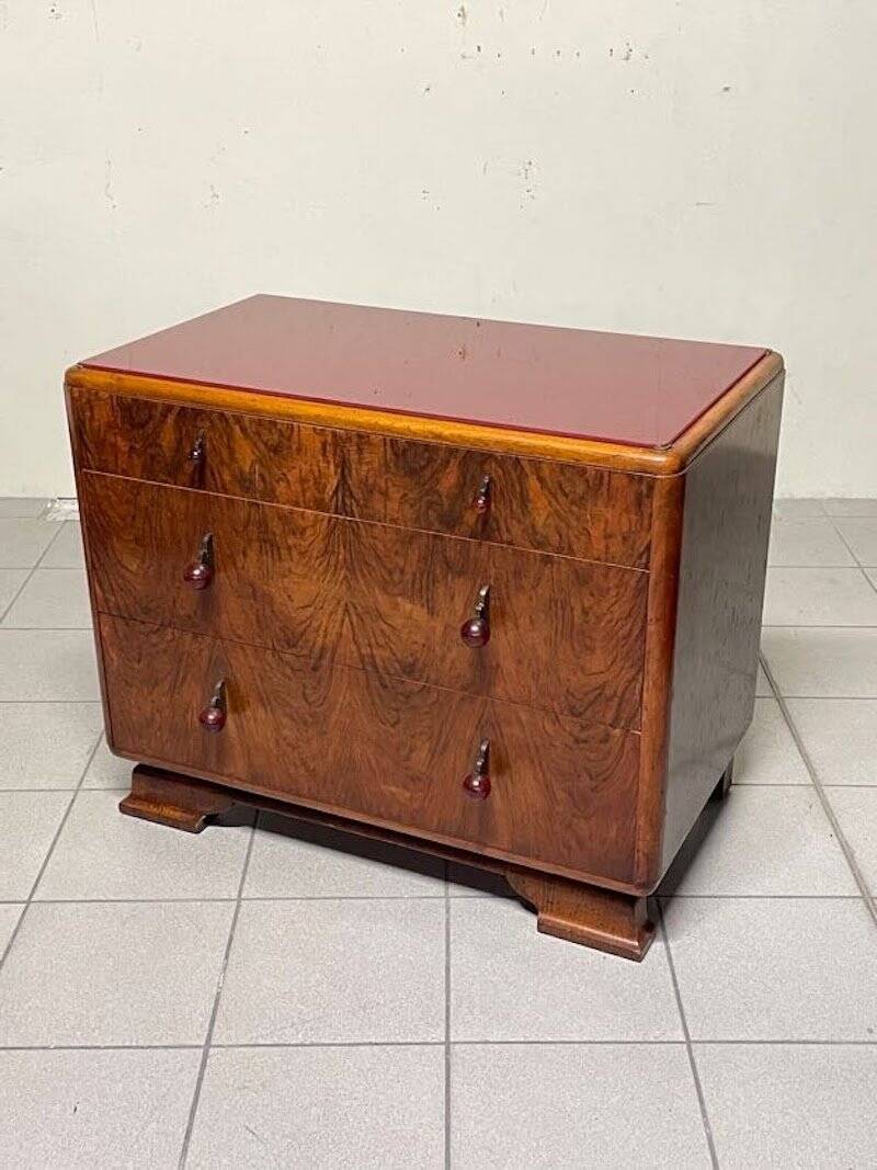 Cassettiera piccola Déco, anni '30