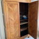 Old doweled wooden cabinet