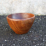 Vintage teak salad bowl, fruit bowl