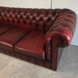 red chesterfield sofa 3 seater