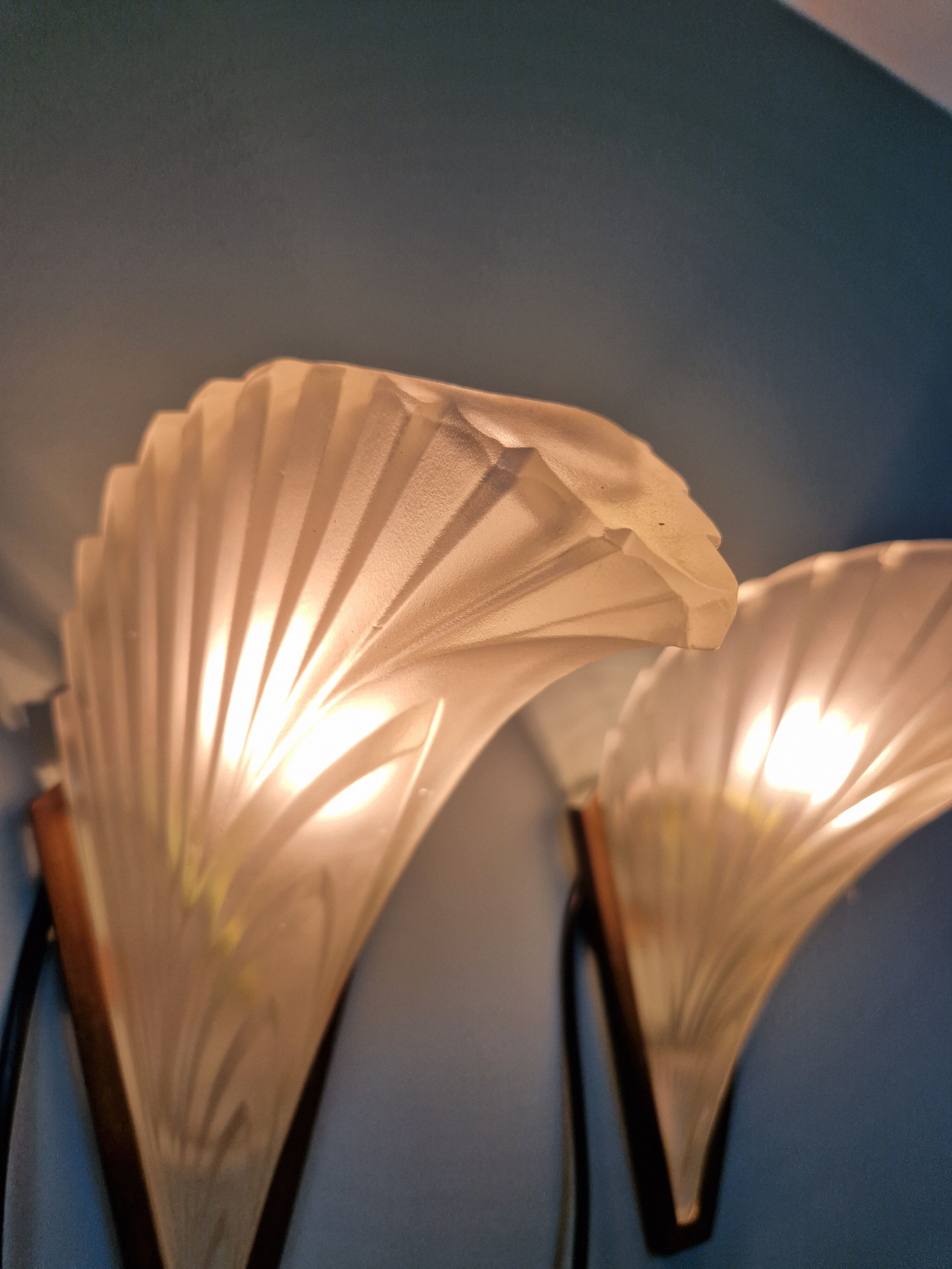 Pair of Art Deco wall lights
