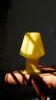 Lampe de table jaune de Vetri Murano, années 1970