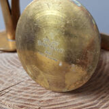 Pair of candlesticks LILY Ystad Metall Sweden brass Ivar Alenius Björk