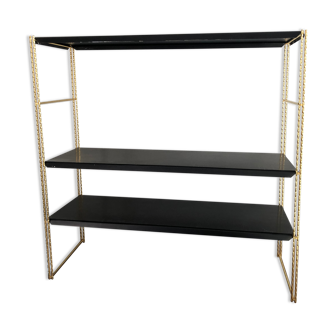 Étagère string création mofp dorée et noire