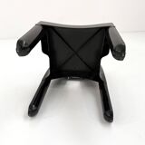 Chaise Universale noire modèle 4867 par Joe Colombo pour Kartell, 1970