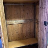 Large old pine cabinet