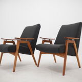 Pair of midcentury armchairs Czechoslovakia 1960s
