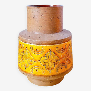 Bitossi Aldo Londi ceramic vase 70s