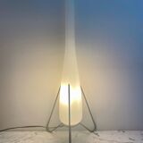 Space age opaline brass lamp from the 60s