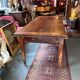 Rustic solid wood table: Elegance and functionality for your family meals, 19th century.