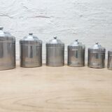 Series 6 aluminium spice jars