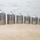 Série 6 pots à épices aluminium