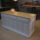 Countertop in gray patinated fir 1960