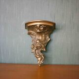 Rococo bronze wall console, small wall shelf, wall light, interior decoration