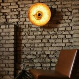 Large Vintage Aluminum Wall Lamp, 70s