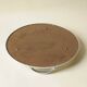 Art Deco Vintage Round Mirror Tray in Metal