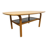Bow wood coffee table from the 60s/70s