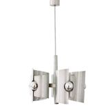 Space Age Chandelier Model D-155 by Polam, Poland, 1960s