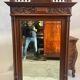 Wooden mirror in Neo-Henri II style, 20th century.