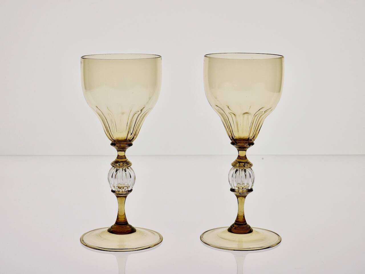 Calici in glass smoked from Cenedese Murano