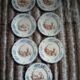 10 antique flat plates "Louis XIII" Choisy le Roi