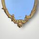 Antique mirror in carved wood with gilded leaf – Louis XV style – H59 cm