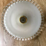 Vintage opaline pendant lamp