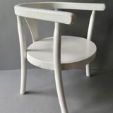 Baumann children's chair, white lacquered, around 1960.