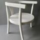 Chaise enfant Baumann, laquée blanche, vers 1960