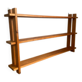 Pine wall shelf, 1970s-80s