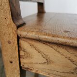 Paire de chaises en chêne brut