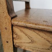 Paire de chaises en chêne brut