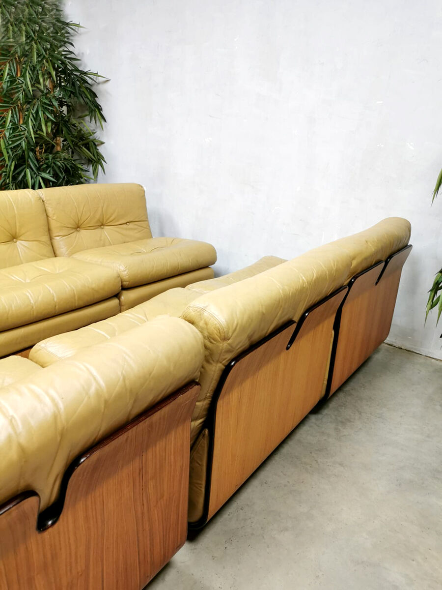 Vintage Italian design modular sofa