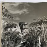 F. Schneider, brutalist landscape (Algeria), 1960s. Black and white silver print.