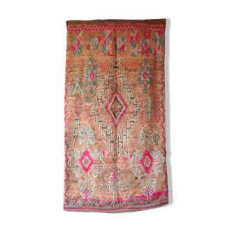 Moroccan pink carpet - 167 x 314 cm