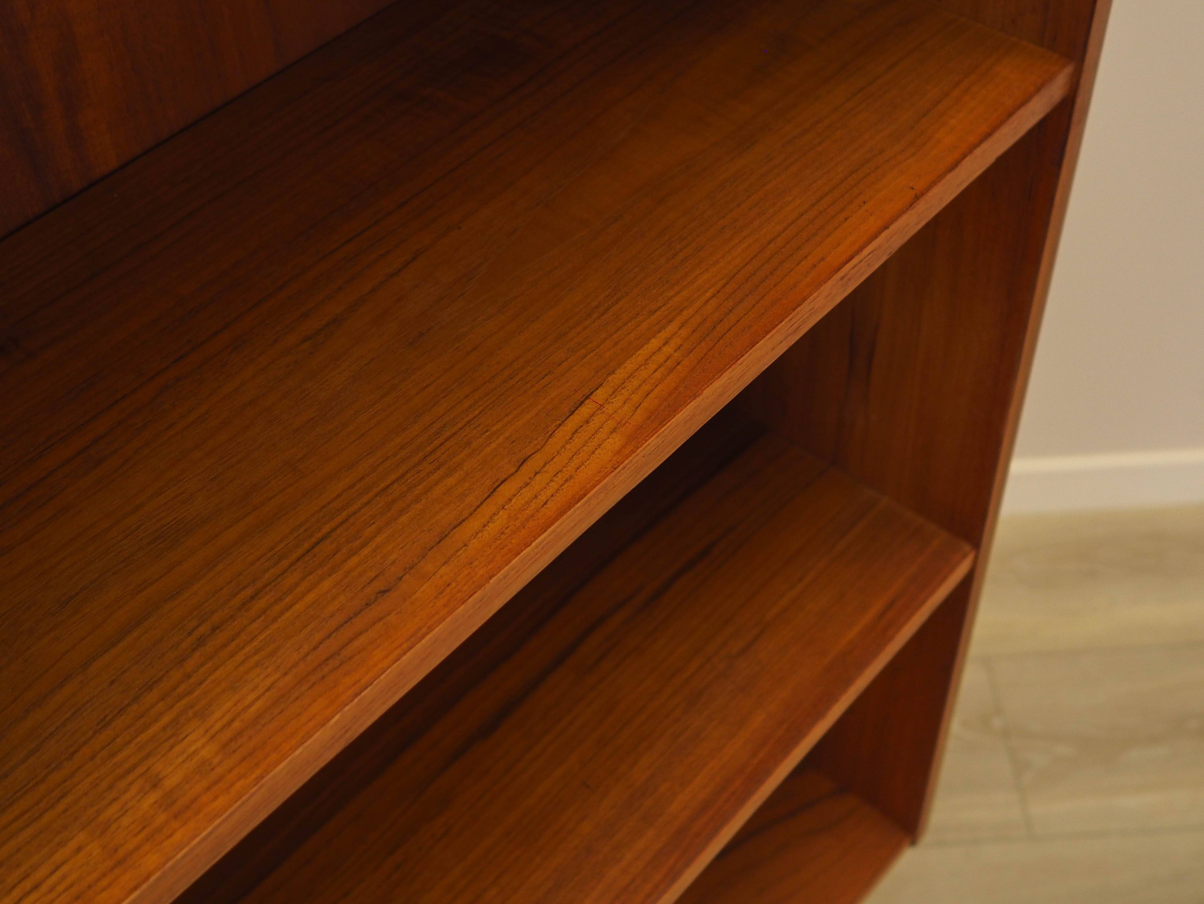 Teak bookcase, Danish design, 1970s, manufactured by Clausen & Søn