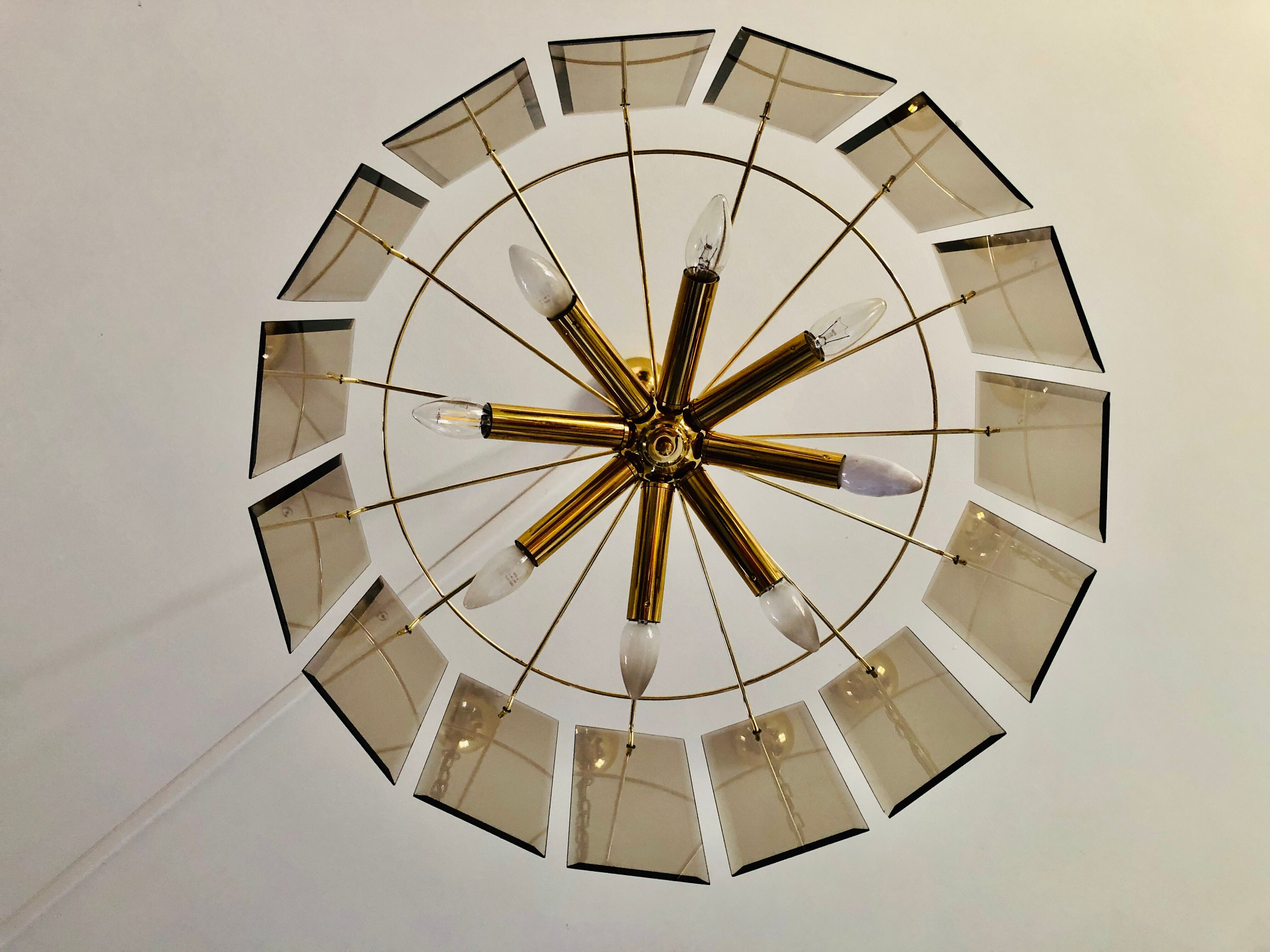 Large chandelier 8 burners 1970