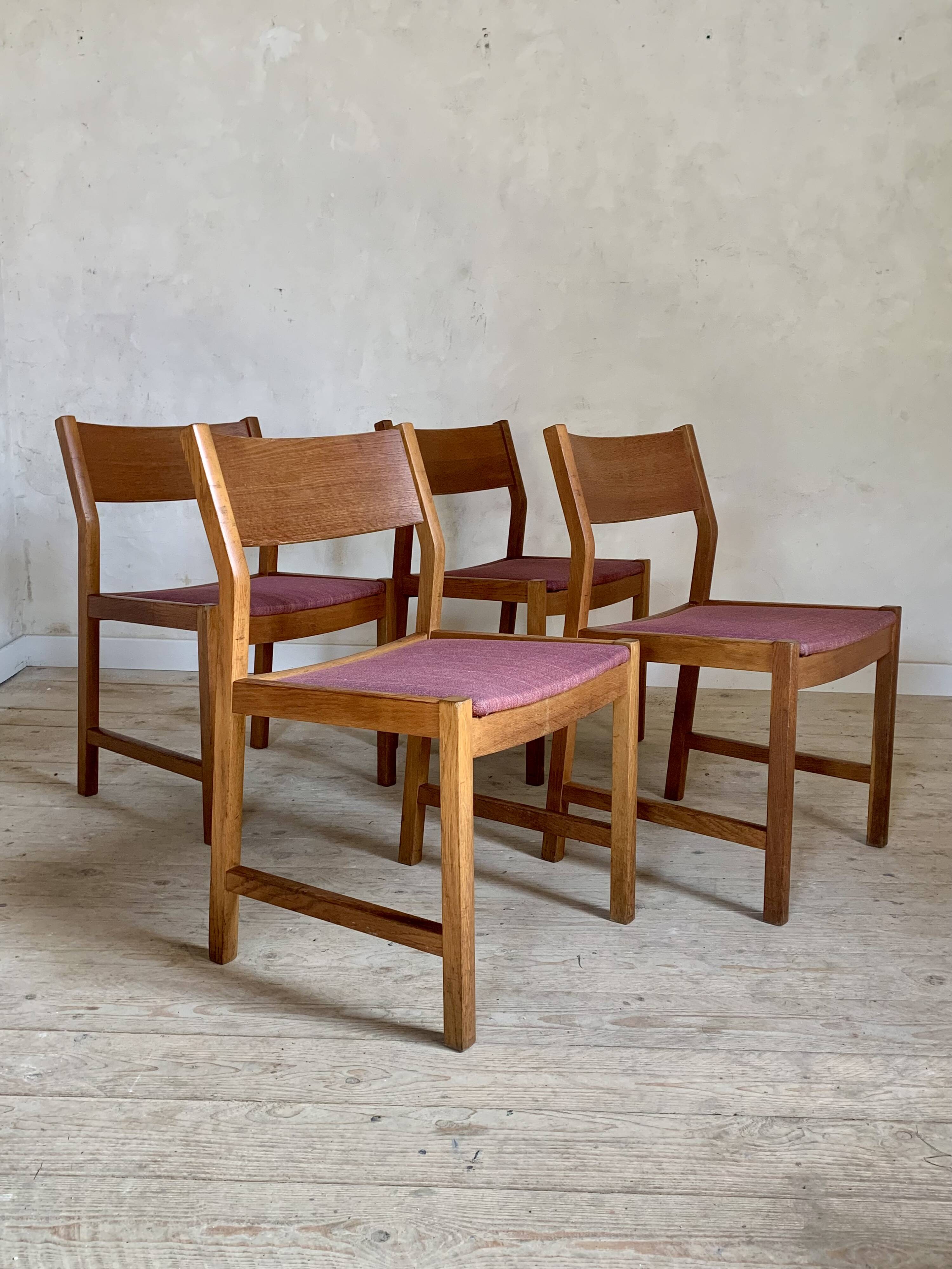 Danish vintage chairs by Borge Mogenson