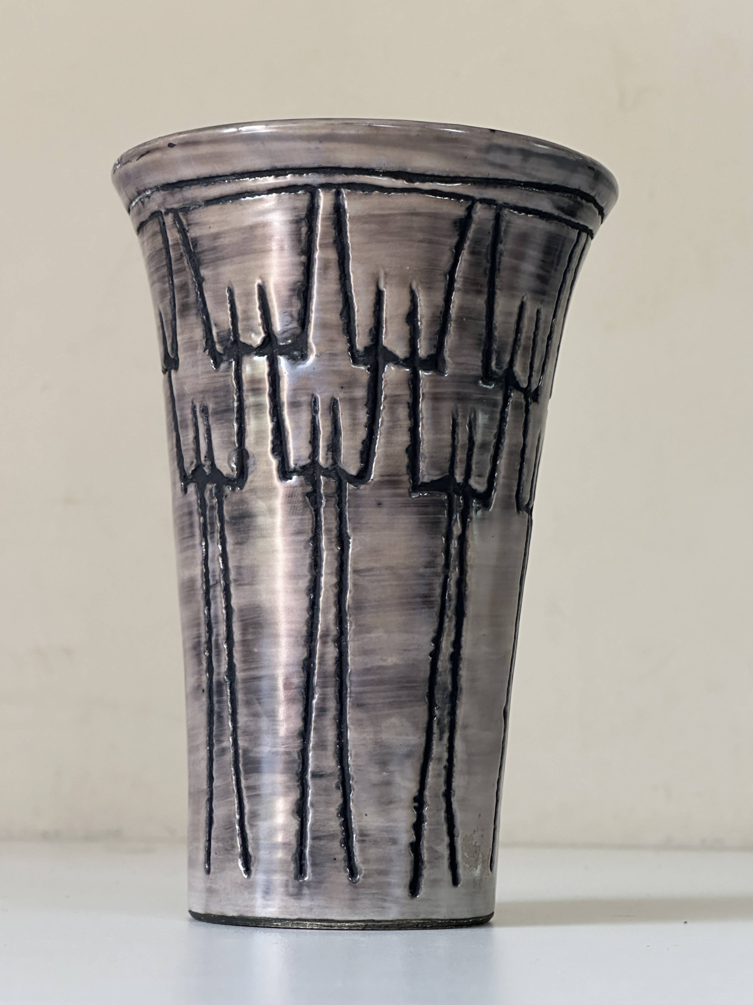 Vintage ceramic vase from the 60s