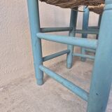 4 chaises paillées anciennes de style provençale