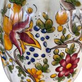 Vase with flowery decorations