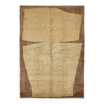 Tapis Oushak en laine noué à la main turc 163 cm x 237 cm